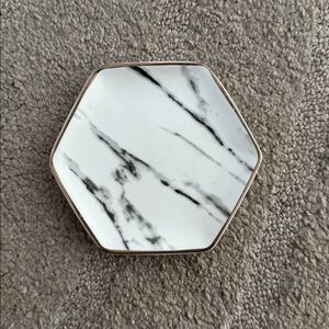 Hexagonal Marble ring dish